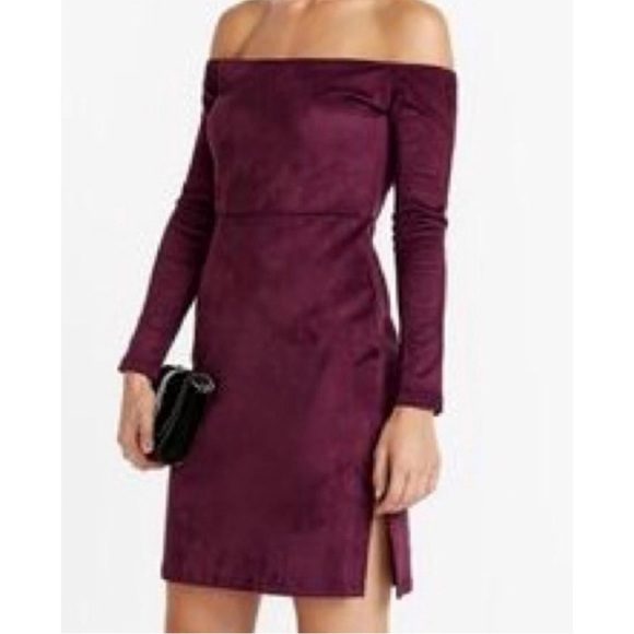 New! Buffalo David Bitton Vegan Suede Off the Dress Regal Plum … - Picture 2 of 14